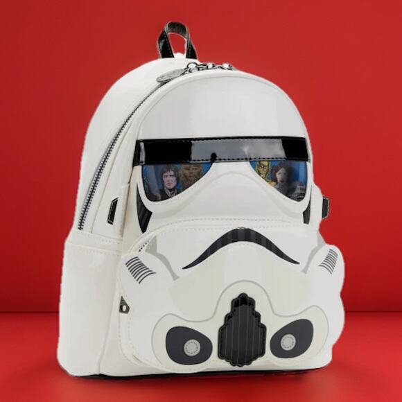 Loungefly Star Wars Stormtrooper Lenticular Cosplay Mini Backpack. NWT - Picture 7 of 10